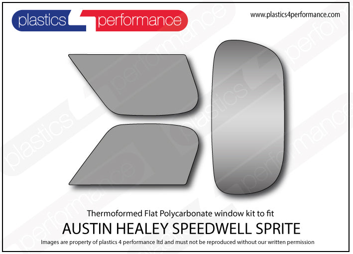 Vetri in Policarbonato per Austin-Healey Speedwell Sprite