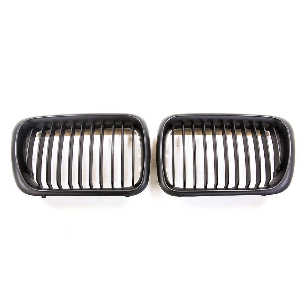 Griglie Calandra Nere per BMW E36 Fase 2 (Griglie a Rene)