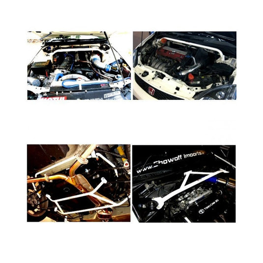 Barra anti-avvicinamento inferiore anteriore 4 punti ULTRA RACING Peugeot 207 06-12 /208 GTI