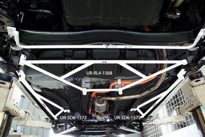 Carica immagine in Galleria Viewer, Barra antiavvicinamento posteriore inferiore 4 punti ULTRA RACING Honda CRZ 10+
