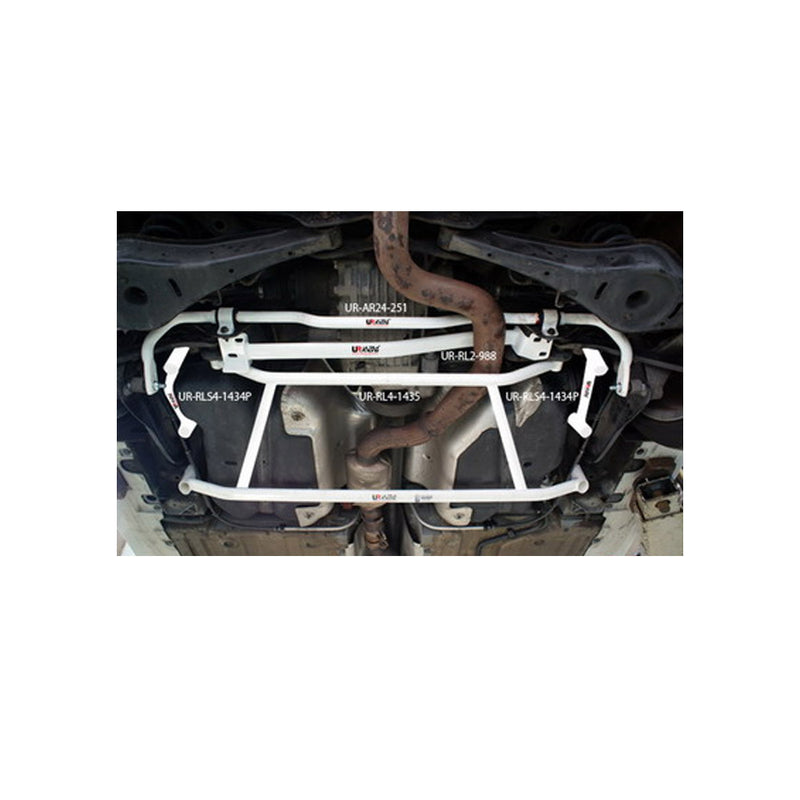 Carica immagine in Galleria Viewer, Barra di collegamento inferiore posteriore VW Golf 5 R32 / 6 R36 2 punti
