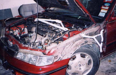 Carica immagine in Galleria Viewer, Barra di gamba superiore anteriore Honda Accord 94-97 2D 3 punti
