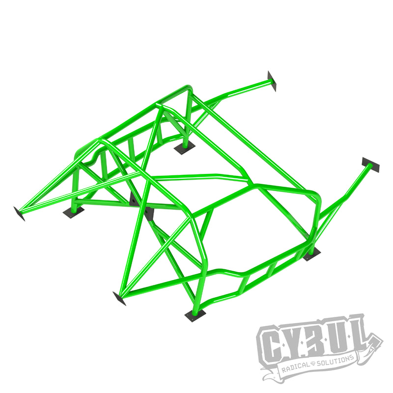 Carica immagine in Galleria Viewer, Roll Bar Multipunto da Saldare Cybul V5 Nascar per Nissan 200SX S14
