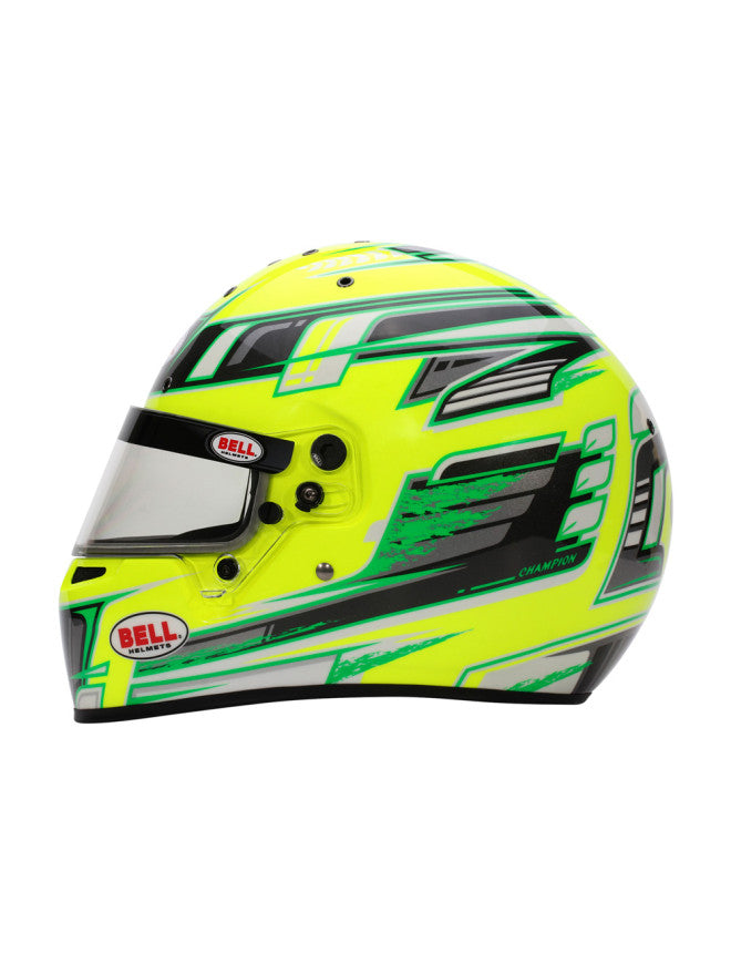 Carica immagine in Galleria Viewer, Casco kart BELL KC7 CMR CHAMPION - giallo
