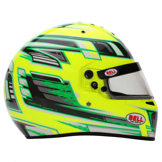 Casco kart BELL KC7 CMR CHAMPION - giallo