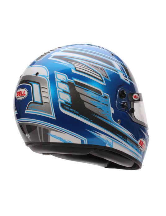 Casco kart BELL KC7 CMR CHAMPION blu – Top Racing Point