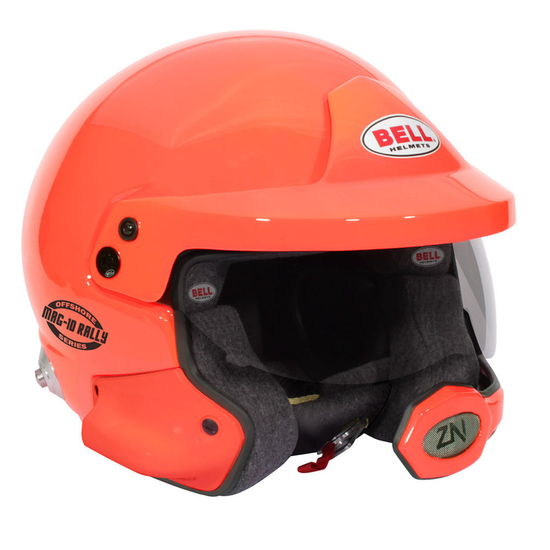 Carica immagine in Galleria Viewer, BELL MAG-10 Rally PRO Offshore Hans Casco FIA8859-2024/SA2020
