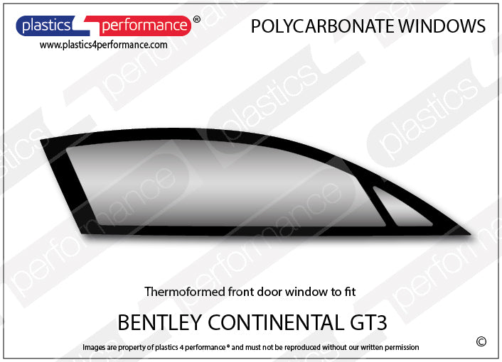 Vetri in Policarbonato per Bentley Continental GT3