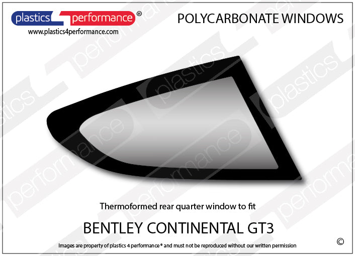Carica immagine in Galleria Viewer, Vetri in Policarbonato per Bentley Continental GT3
