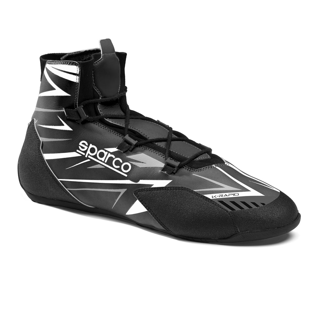 Scarpe Kart Bambino Sparco K-Rapid Laces Nero / Bianco (FIA 8877-2022)