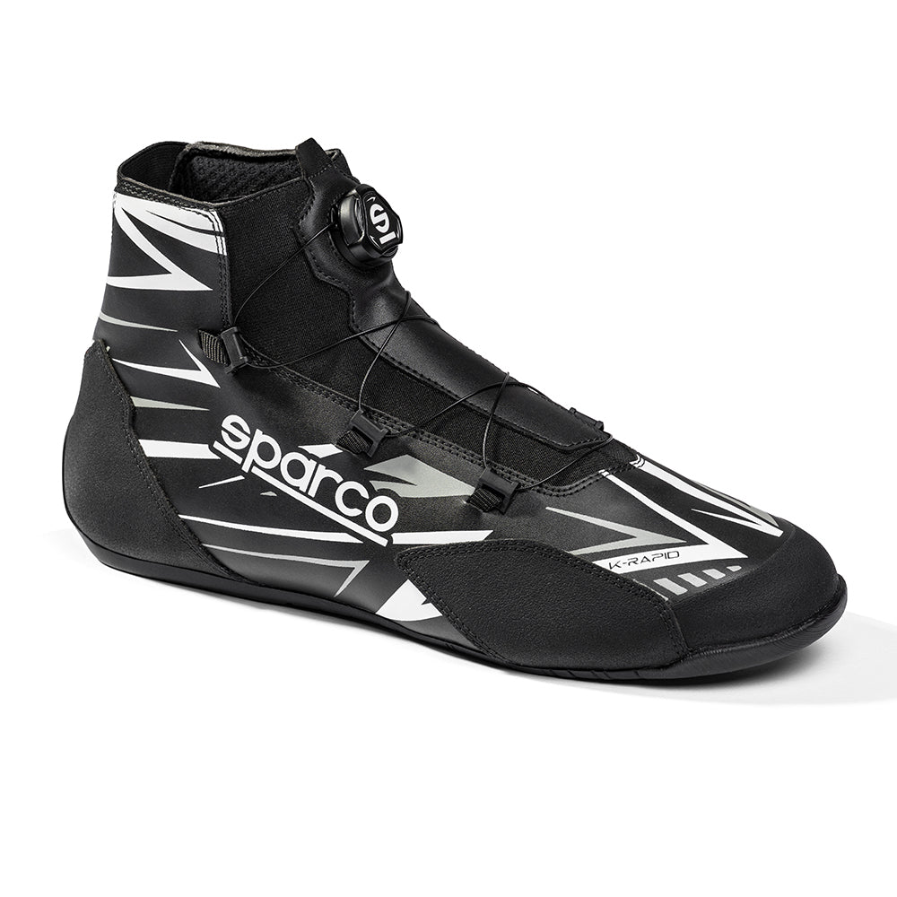 Scarpe Kart Sparco K-Rapid Rotor WP Nero / Bianco (FIA 8877-2022)
