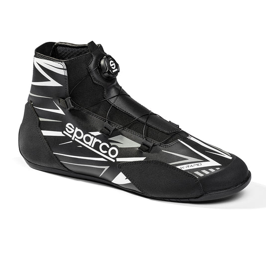 Scarpe Kart Sparco K-Rapid Rotor WP Nero / Bianco (FIA 8877-2022)