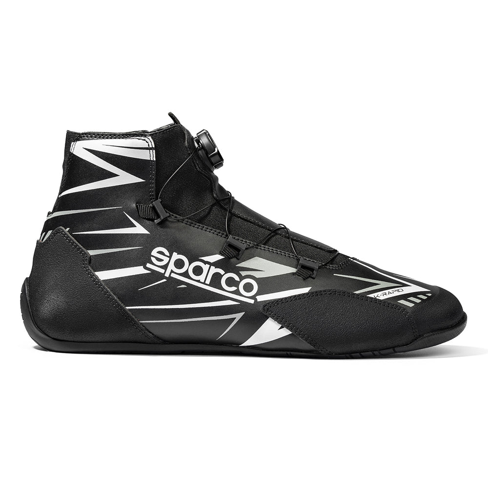 Scarpe Kart Sparco K-Rapid Rotor WP Nero / Bianco (FIA 8877-2022)