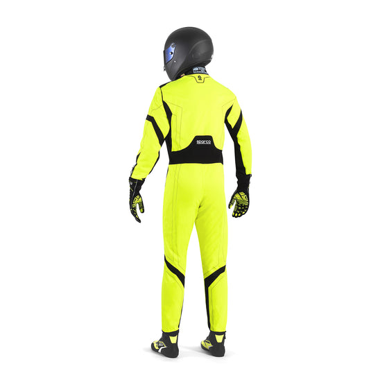 Tuta Kart Sparco Thunder Advanced Giallo / Nero (CIK-FIA KC.017.24-0)