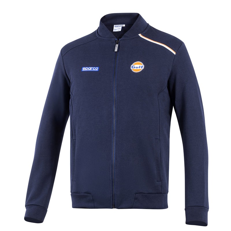 Carica immagine in Galleria Viewer, Felpa con Zip Sparco Gulf - Blu Marine
