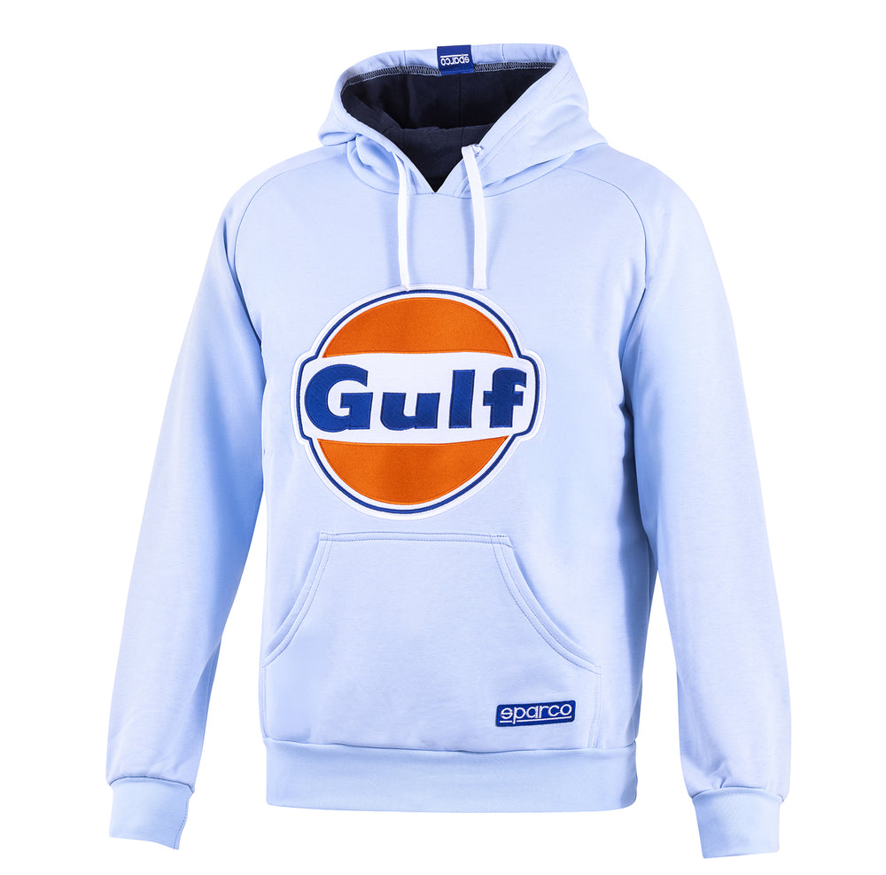 Felpa con Cappuccio Sparco Gulf - Azzurro