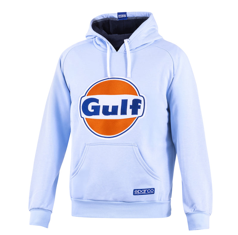 Carica immagine in Galleria Viewer, Felpa con Cappuccio Sparco Gulf - Azzurro
