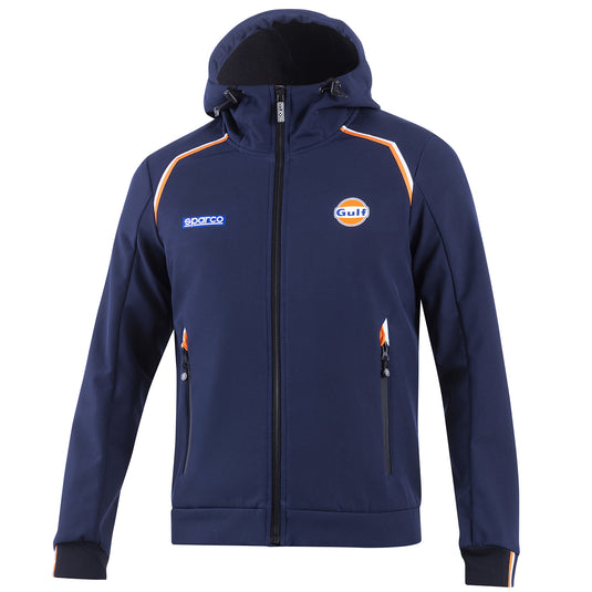 Giacca Softshell con Cappuccio Sparco Gulf - Blu Marine