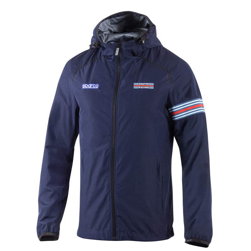 Carica immagine in Galleria Viewer, Giacca Antivento con Cappuccio Sparco Martini Racing
