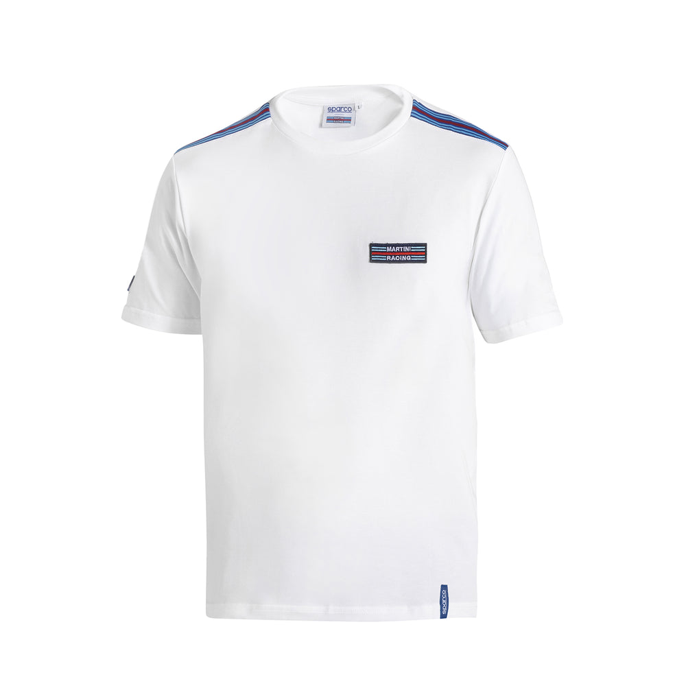 T-Shirt Sparco Martini Racing Top Stripes - Bianco