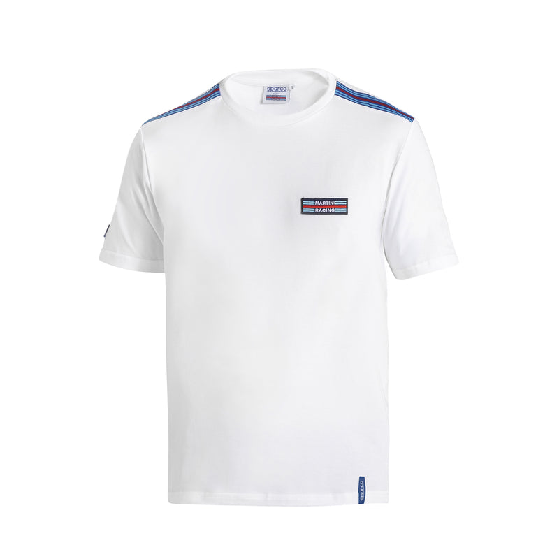Carica immagine in Galleria Viewer, T-Shirt Sparco Martini Racing Top Stripes - Bianco
