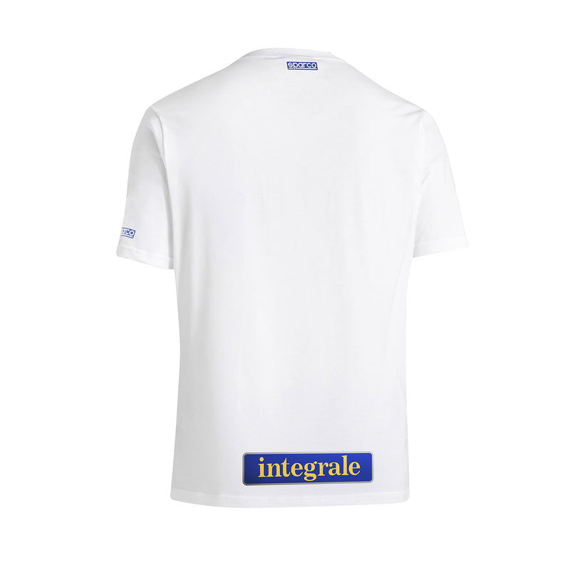 Carica immagine in Galleria Viewer, T-Shirt Sparco Lancia HF Heritage Delta Integrale - Bianco / Rosso
