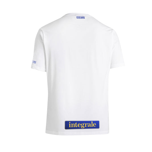 T-Shirt Sparco Lancia HF Heritage Delta Integrale - Bianco / Rosso