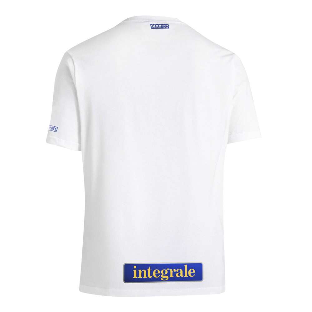 T-Shirt Sparco Lancia HF Heritage Delta Integrale - Bianco / Giallo