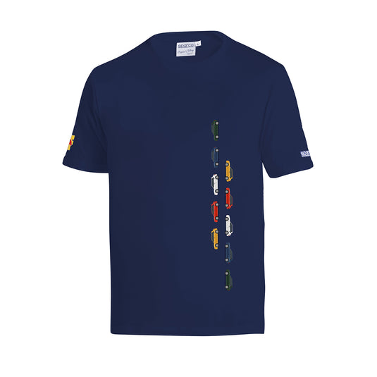 T-Shirt Sparco Lancia HF Heritage Delta Collections - Blu Marine