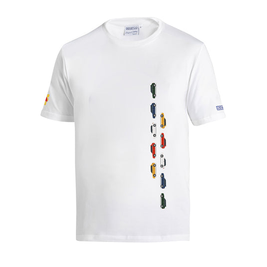 T-Shirt Sparco Lancia HF Heritage Delta Collections - Bianco