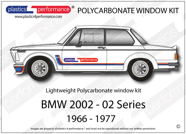 Carica immagine in Galleria Viewer, Vetri in Policarbonato per BMW 2002 E20
