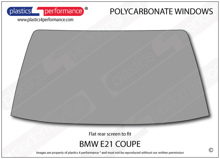 Vetri in Policarbonato per BMW E21 Coupé
