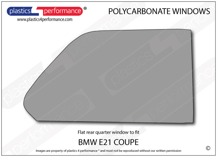 Vetri in Policarbonato per BMW E21 Coupé