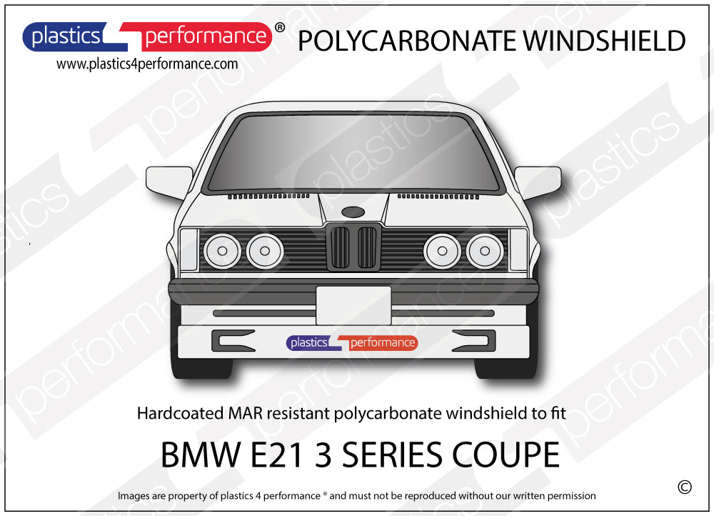 Vetri in Policarbonato per BMW E21 Coupé