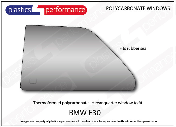Vetri in Policarbonato per BMW E30 Coupé (83-87)
