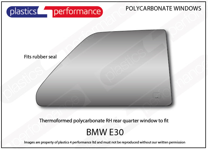 Vetri in Policarbonato per BMW E30 Coupé (88-91)