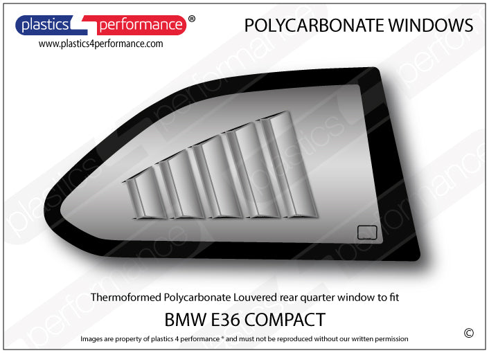 Vetri in Policarbonato per BMW E36 Compact