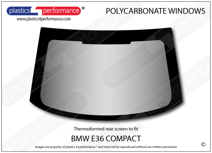 Carica immagine in Galleria Viewer, Vetri in Policarbonato per BMW E36 Compact
