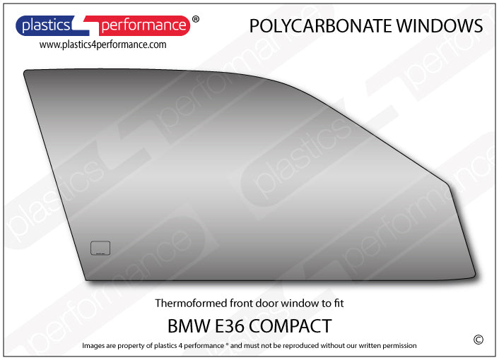 Carica immagine in Galleria Viewer, Vetri in Policarbonato per BMW E36 Compact
