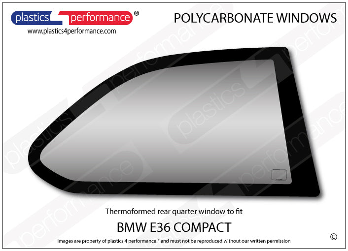 Vetri in Policarbonato per BMW E36 Compact