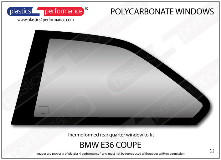 Vetri in Policarbonato per BMW E36 Coupé