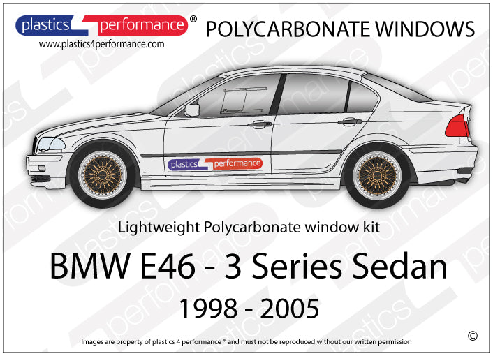 Vetri in Policarbonato per BMW E46 Berlina