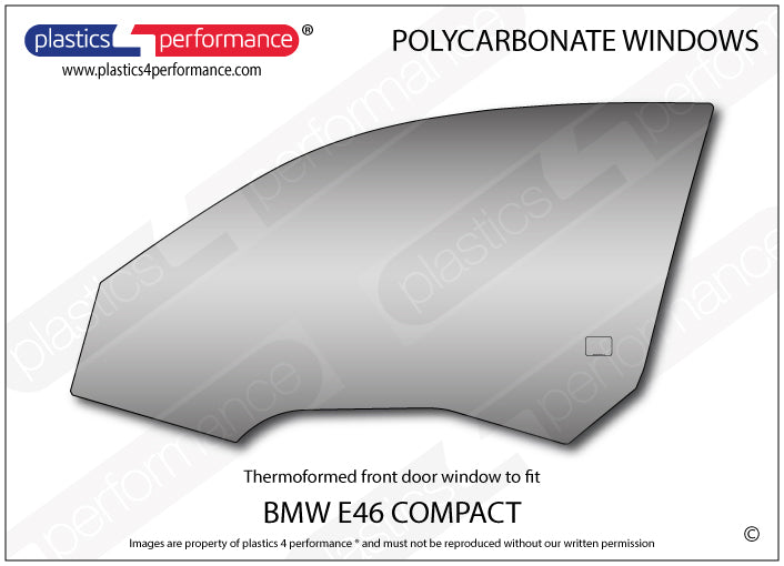 Carica immagine in Galleria Viewer, Vetri in Policarbonato per BMW E46 Compact

