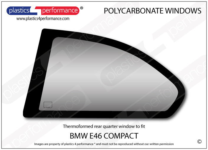Vetri in Policarbonato per BMW E46 Compact