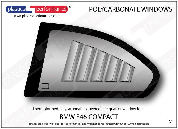 Vetri in Policarbonato per BMW E46 Compact