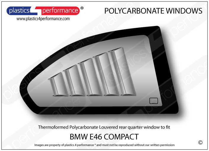 Vetri in Policarbonato per BMW E46 Compact