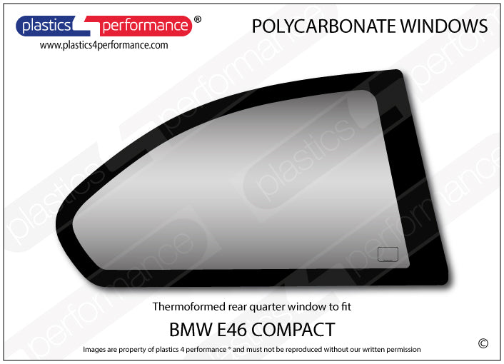 Carica immagine in Galleria Viewer, Vetri in Policarbonato per BMW E46 Compact
