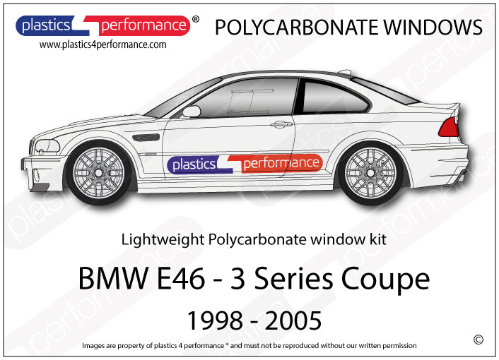 Carica immagine in Galleria Viewer, Vetri in Policarbonato per BMW E46 Coupé
