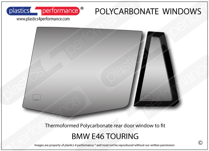 Vetri in Policarbonato per BMW E46 Touring