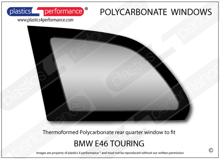 Carica immagine in Galleria Viewer, Vetri in Policarbonato per BMW E46 Touring
